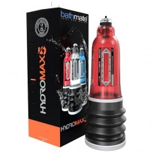 Гидропомпа для увеличения члена «Hydromax 5» мужская от компании Bathmate, цвет красный, BM-HM5-BR, длина 26 см.