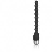 Гибкая ребристая анальная цепочка «Bendie Power», цвет черный, California Exotic Novelties SE-2114-10-2, бренд CalExotics, длина 24.3 см.