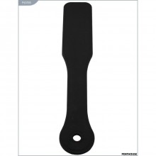 Хлопушка из бархатистого силикона, цвет черный, Penthouse P6015B, длина 16 см.