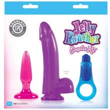 «Jelly Rancher Couples Kit Multicolor» набор из трех предметов, бренд NS Novelties, из материала TPE, длина 14.5 см., со скидкой
