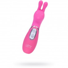 Женский мини-вибратор в виде кролика Lexy «Diva», цвет розовый, длина 15 см, из материала Силикон, длина 15 см.