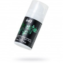 Жидкий массажный гель «Vibration Mint» с эффектом вибрации и ароматом мяты, объем 17 мл, Intt FU21, 17 мл.