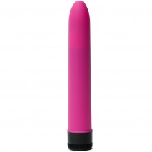 Классический женский глакдий силиконовый вибратор, цвет розовый, 4sexdream 47499-MM, длина 17.5 см.