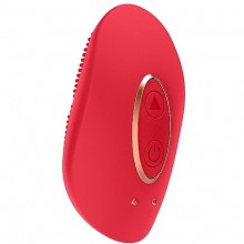 Клиторальный мини-стимулятор «Mini Rechargeable Clitoral Stimulator Precious», цвет красный, SH-ELE010RED, бренд Shots Media, длина 6.4 см.