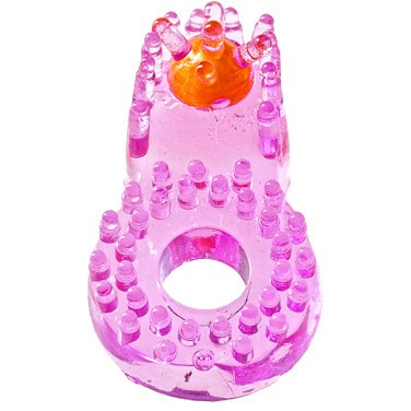 Кольцо эрекционное на член со стимуляцией клитора, цвет розовый, бренд SexToy, длина 5.3 см., со скидкой