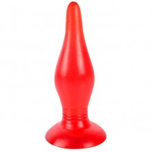 Анальная пробка «Anal Stimulator», цвет красный, EE-10017-3, бренд Bior Toys, длина 15 см.