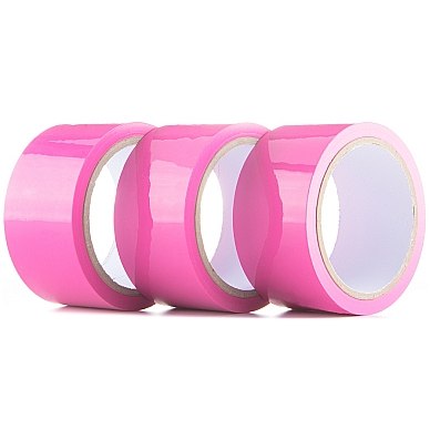 Набор бондажной ленты Ouch «Bondage Tape» из 3 упаковок, цвет розовый, Shots Media SH-OUBT001PACKPNK, из материала ПВХ, 20 м., со скидкой