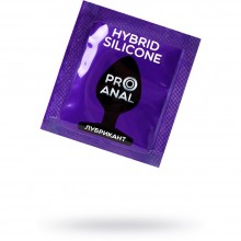 Лубрикант для анального секса HYBRID - SILICONE на силиконовой основе, 4 мл, 20 штук в упаковке, Биоритм 27007, 80 мл.