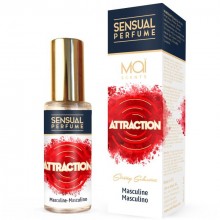 Мужские духи с феромонами «Masculine Perfume With Sensual Attraction», объем 30 мл, бренд Life is short, 30 мл., со скидкой