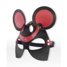 Маска мышки натуральной лаковой кожи «Harness Mouse Mask», длина 25 см.