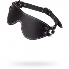 Закрытая кожаная маска на регулируемых ремешках, цвет черный, Sitabella 3175-1, бренд СК-Визит