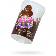 Масло для ванны, массажа и восхитительного аромата в капсулах «Sexy Fluf» с ароматом шоколада, упаковка 2 капсулы по 3 гр, Intt BLB05, цвет Коричневый, 2 мл.