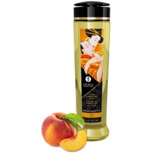 Натуральное массажное масло «Shunga Erotic Massage Oil» с ароматом персика, 240 мл.