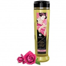 Натуральное массажное масло «Shunga Erotic Massage Oil» с ароматом розы, 240 мл.