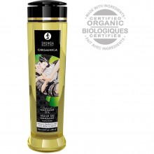 Натуральное массажное масло для тела без аромата «Shunga Organic Natural», 240 мл.