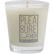 Органическая массажная свеча «Before Sunset» с ароматом нежного пачули, 50 мл, Pleasure Lab 1007-01lab, из материала масляная основа, 50 мл.