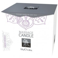 Массажная свеча с ароматом пачули «Massage Candle Patchouli», 130 грамм, Hot Products 67122, коллекция Shiatsu