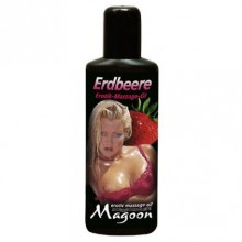 Magoon «Strawberry» массажное возбуждающее масло, объем 100 мл, бренд Orion, 100 мл.
