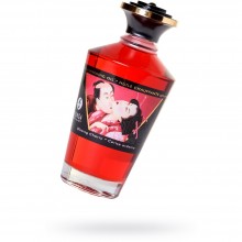 Массажное масло «Shunga» с ароматом вишни, возбуждающее, объем 100 мл, Shunga 2200, цвет красный, 100 мл.