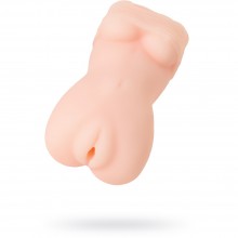 Мастурбатор реалистичный TOYFA, вагина, TPR, цвет телесный, длина 12 см, 963032, длина 12 см.