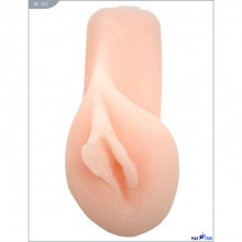 Реалистичный ручной мужской мастурбатор-вагина, цвет телесный, 65х135 мм, бренд PlayStar, длина 13.5 см., со скидкой
