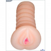 Мужской мастурбатор в виде вагины, цвет телесный, NC-338, бренд PlayStar, длина 14.7 см., со скидкой