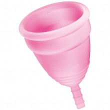 Менструальная чаша увеличенного размера Coupe Menstruelle Rose Taille», цвет розовый, YOBA AST012882, длина 7.7 см.