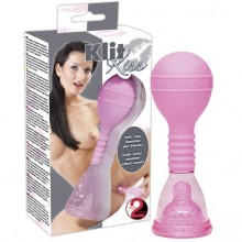 Мини-помпа для сосков и клитора «Klit Kiss» от You 2 Toys, цвет розовый, 5038860000, бренд Orion, из материала Силикон, коллекция You2Toys, длина 12.5 см.