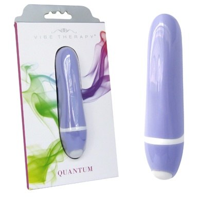 Мини-вибратор для девушек из серии Vibe Therapy «Quantum», цвет сиреневый, Gopaldas B01B4B001, длина 8 см.