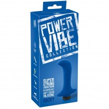 Мощный силиконовый вибратор простаты эргономичной формы «Power Vibe Backy», цвет синий, You 2 Toys 5909590000, бренд Orion, длина 12.8 см.