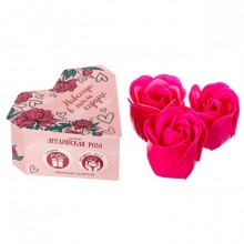 Мыльные розы в подарочной коробке «Навсегда в моем сердце», Сима-Ленд 2486563, 3 мл., со скидкой