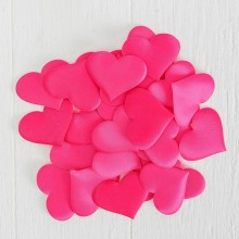 Набор декоративных сердечек, упаковка 25 шт, цвет розовый, Сима-Ленд 1195959, 25 мл.