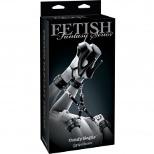 Эротический набор для бондажа Fetish Fantasy Series «Cumfy Hogtie», цвет черный, размер OS, PipeDream 4445-23 PD, из материала Винил, диаметр 4.9 см.