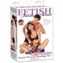 Набор для бондажа фиолетовый «Purple Pleasure Bondage Set» из коллекции Fetish Fantasy Series от компании PipeDream, цвет фиолетовый, 3863-12 PD