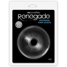Насадка-уплотнитель на помпу Renegade - «Universal Donut - Original», цвет прозрачный, NS Novelties NSN-1127-41, диаметр 7.5 см., со скидкой
