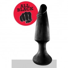 O-Products «All Black» анальная пробка огромного размера для фистинга, Ab71, из материала ПВХ, цвет Черный, длина 35 см.