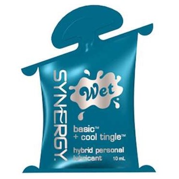 Охлаждающий интимный лубрикант «Synergy Cool Tingle», объем 10 мл, Wet INS36750wet, бренд Wet Lubricant, из материала Водная основа, 10 мл.