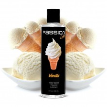 Оральный лубрикант на водной основе со вкусом ванили «Passion Licks Waterbased Vanilla», объем 236 мл, XR Brands XRAE805-Vanilla, 236 мл.