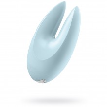 Перезаряжаемый клиторальный стимулятор, цвет голубой, OVO «S4», из материала Силикон, длина 10.8 см., со скидкой