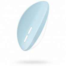 Перезаряжаемый клиторальный стимулятор OVO «S2», цвет голубой, из материала Силикон, длина 9.5 см., со скидкой