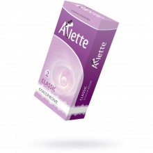 Классические презервативы «№12 Classic» из натурального латекса с фруктовым ароматом, упаковка 12 шт, Arlette 813, цвет прозрачный, длина 18.5 см.