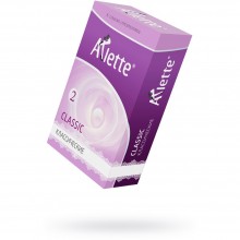 Классические презервативы «№6 Classic» из натурального латекса с фруктовым ароматом, упаковка 6 шт, Arlette 807, длина 18.5 см.