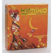Суперонкие латексные презервативы «№3», упаковка 3 шт, Kimiko СУПЕРТОНКИЕ № 3