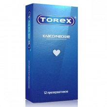 Латексные презервативы Torex классические, упаковка 12 шт, 2297, длина 18 см.