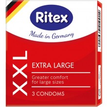 Латексные презервативы увеличенного размера Ritex «XXL №3», 3 шт, RIT283, длина 20 см.