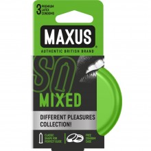 Латексные презервативы разной текстуры «Mixed №3», упаковка 3 шт, Maxus MAXUS Mixed №3, 3 мл., со скидкой