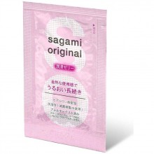 Гель-смазка на водной основе с гиалуроновой кислотой Sagami «Original Gel», одноразовая упаковка 3 мл, Sagami Original Gel 3g, 3 мл., со скидкой