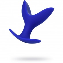 Расширяющая анальная втулка ToDo by Toyfa Bloom, материал силикон, цвет синий, длина 9 см, диаметр 6.5 см, 357006, длина 9 см.