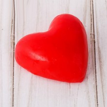 Романтичная свеча-сердце «Люблю тебя», цвет красный, Сима-Ленд 2400429, длина 11 см., со скидкой