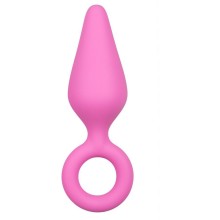 Силиконовая розовая анальная пробка «Pointy Plug», длина 15.5 см, ET216PNK, бренд EDC Collections, коллекция Easy Toys, длина 15.5 см.
